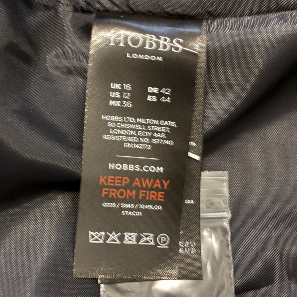 Hobbs London Sariah Plaid Wool Dress. - Picture 8 of 8